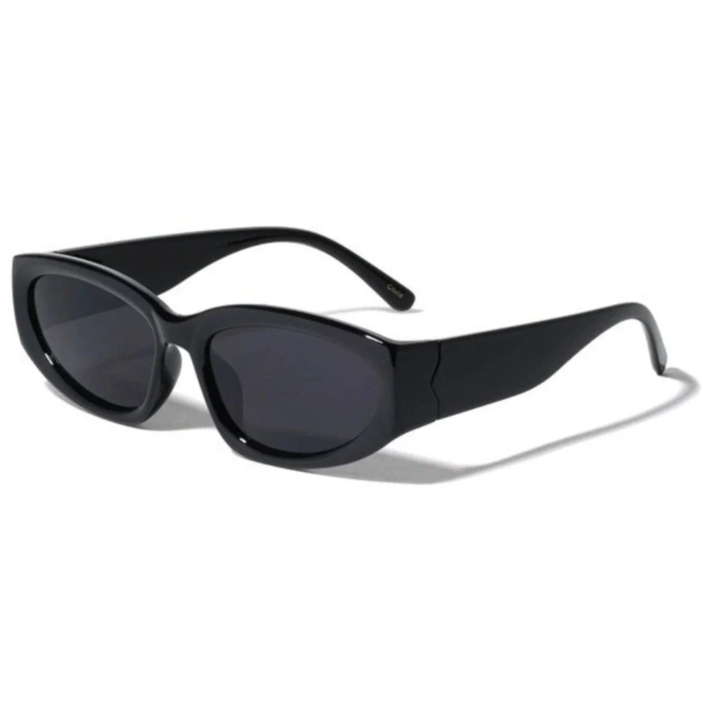 Women Sunglasses Fashion Shield Retro Black Frame Classic Running Golfing Square